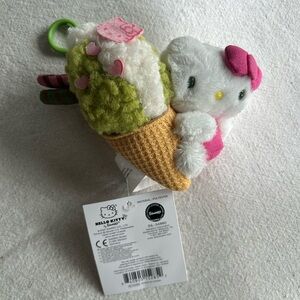 Hello Kitty matcha ice cream bag charm